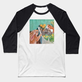 Marigold Planting Time Baseball T-Shirt